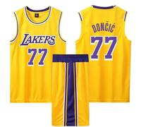 Camiset Baloncesto y Hombre y Niño, Conjunto Sin Mangas Amarillo 2 Piezas