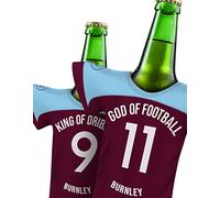 Camiset para el hogar BURNLEY camiseta home supporters oficial hombres neopreno enfriador de bebid enfriador de cerveza FAN-EDITION by myfanshirt SPUKT