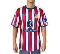 ATLETICO DE MADRID - Réplica Oficial 1ª Equipación 24/25 - Equipación Adulto - Camiseta del Equipo Rojiblanco - Diseño con Escudo Atleti - Color Rojo y Blanco - Talla M