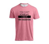 Camiseta 2026 para hombre con texto en alemán "Du Kannst Mir Keine Angst Machen, ich Habe Kinder | Funny T-Shirt mit dem Aufdruck "Papá, Papá, Dauchter, Kinder", Rosa., S