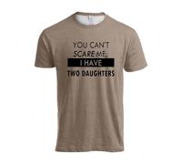 Camiseta 2026 para hombre con texto en alemán "Du Kannst Mir Keine Angst Machen, ich Habe Kinder | Funny T-Shirt mit dem Aufdruck "Papá, Papá, Dauchter, Kinder", marrón, L