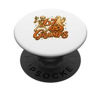 Camiseta 67 Gramps Meme Halloween Calabaza Esqueleto PopSockets PopGrip Adhesivo