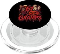 Camiseta 67 Gramps Meme Halloween Calabaza Esqueleto PopSockets PopGrip para MagSafe
