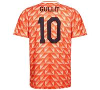 Camiseta 88 Fútbol Gullit - Holanda - Naranja - Niño y Adulto - Chico - Ropa de Futbol - Talla S