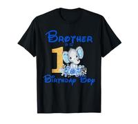Camiseta a juego Brother Of The Birthday Boy Elephant Family Camiseta