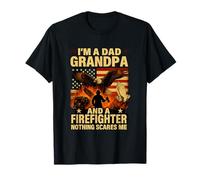 Camiseta Abuelo y Bombero - Nada me da miedo Americano Camiseta
