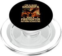 Camiseta Abuelo y Bombero - Nada me da miedo Americano PopSockets PopGrip para MagSafe