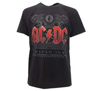 Camiseta AC DC Black Ice RACBI… - Negra 100% Algodón, Negro , X-Small