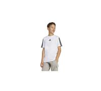 Camiseta adidas 3 bandas infantil blanco/negro 9 - 10 AÑOS