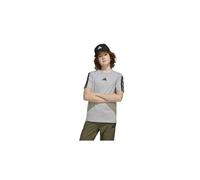 Camiseta adidas 3 bandas infantil gris/negro 11 - 12 AÑOS