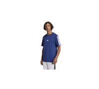 Adidas Uomo Essentials Three Stripes Single Jersey tee, Dark Blue/White, L