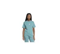 Camiseta adidas 3 bandas sj mujer azul/ blanco L