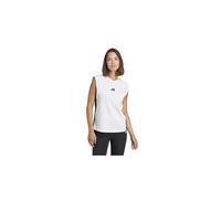 Camiseta adidas 3 bandas sj tk mujer blanco/negro M