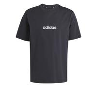 Adidas Camiseta Essentials Linear Single Jersey Algodón Hombre Negro/Blanco Talla S