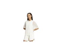 adidas Donna Soft Lux Mesh tee, Off White, XS
