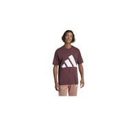 Camiseta adidas big logo sj hombre granate/blanco M