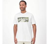 Camo Graphic 2 Camiseta De Manga Corta Hombres , color:blanco , talla:S adidas