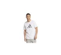 Camiseta adidas camo logo hombre blanco S