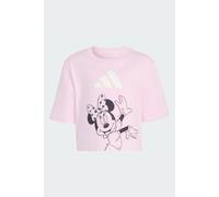 adidas Niñas Disney Minnie Mouse Shirt, Clear Pink/Off White, 9-10 Years