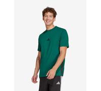 adidas Hombre Essential Three Stripes Single Jersey tee, Collegiate Green/Black, S