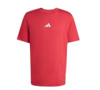 CAMISETA ADIDAS ESSENTIALS THREE STRIPES SINGLE JERSEY TEE KD4865 ROJA HOMBRE MANGA CORTA ALGODON