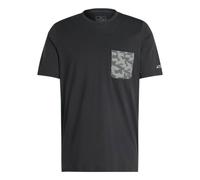 CAMISETA ADIDAS IZ0468 NEGRA HOMBRE MANGA CORTA