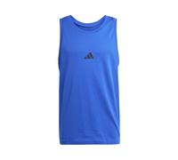 adidas Hombre Essentials Small Logo Single Jersey Tank Top, Team Royal Blue/Black, M