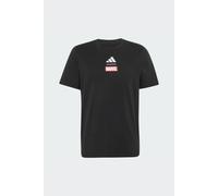 adidas Hombre Marvel Spider-Man Graphic Shirt, Black, XS