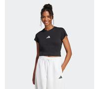Camiseta adidas Future Icons Small Logo Baby manga corta negro blanco mujer - L