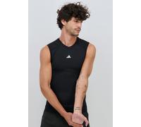 adidas Hombre Techfit Compression Training Sleeveless Shirt, Black, 3XL Tall