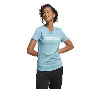Camiseta Adidas para mujer W Lin T Azul - ADIDAS Essentials Sportswear camiseta estampada para chica