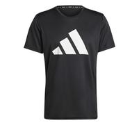 adidas Hombre Run It Stripes tee, Black, M