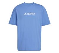 adidas Uomo Terrex Classic Logo T-Shirt, Ray Blue, L