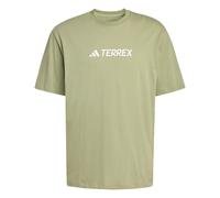 adidas Hombre Terrex Classic Logo Shirt, Tent Green, XL