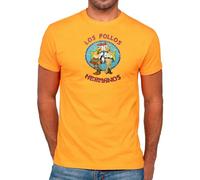 Camiseta Adulto/Niño LOS Pollos Hermanos - Camisetas Chorras para Gañanes, Gente De Mal Vivir y Peor Dormir, Tallas Especiales (Melocotón, XXL)
