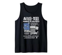 Camiseta Airbus Light Aircraft A350-900 Camiseta sin Mangas
