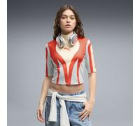 Camiseta ajustada FUTURE.PUMA.ARCHIVE Moto para mujer, Ropa, Amarillo, L