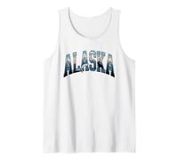 Camiseta Alaska - Retro Vintage Viajes Al Aire Libre Montaña Camiseta sin Mangas