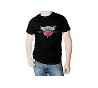 Camiseta Algodón Bon Jovi (XXL, Negro)