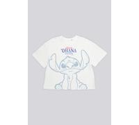 Camiseta Algodón Stitch - Blanco - Camiseta Niña Disney talla 14