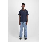 Alpha Industries Puff Print Logo BPt T Camisetas para hombres Talla 2XL - Azul