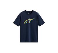 Camiseta Alpinestars Ageless Shadow CSF Azul Marino/NaranjaM Azul Marino,Naranja