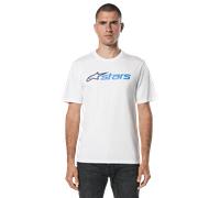 Camiseta Alpinestars Always 2.0 CSF Blanco/Azul Marino/AzulL Blanco,Azul Marino,Azul