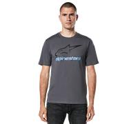 Camiseta Alpinestars Always 2.0 CSF Carbón/Negro/AzulM Carbón,Negro,Azul