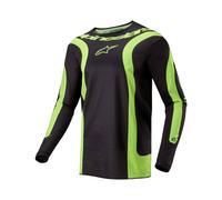 Camiseta Alpinestars Cross Enduro Mtb Trial Fluid Lurv 2024 Negra Amarilla