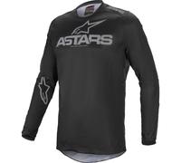 Alpinestars Fluid Graphite - Jersey, Talla M, Color Negro/Gris Oscuro (3762321-111-M)