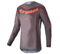 camiseta alpinestars fluid lurv 23 gris / rojo XL