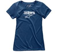 camiseta alpinestars heritage blaze mujer azul XXL