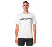 ALPINESTARS Camisetas Linear Wordmark 2.0 CSF Tee White / Red / Black M