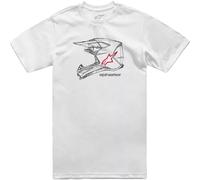 Camiseta Alpinestars MX Casco CSF blanco XL